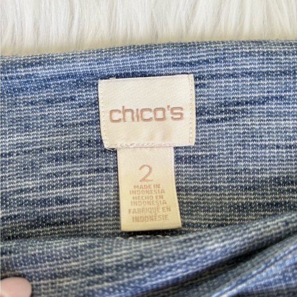 Chico’s cold shoulder top size 2 - Picture 7 of 9